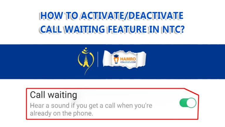 call waiting feature by hamro colleges